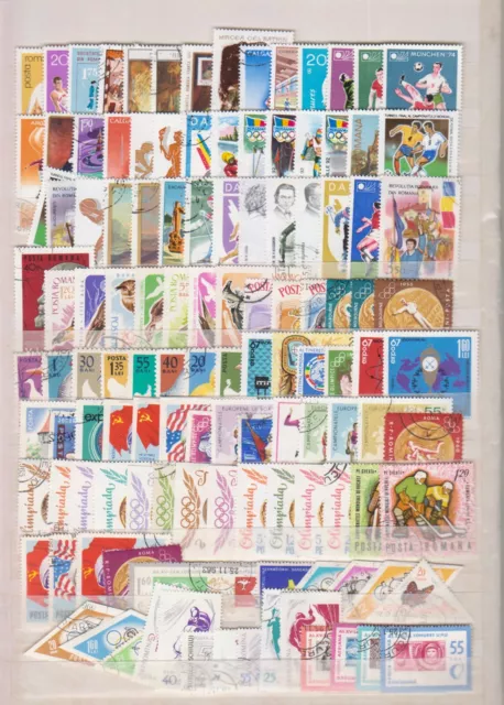 ca. 1000  (1080)verschiedene Briefmarken Rumänien / Romania 2