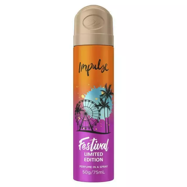 Impulse Perfume In a Spray Festival 75mL / 50g