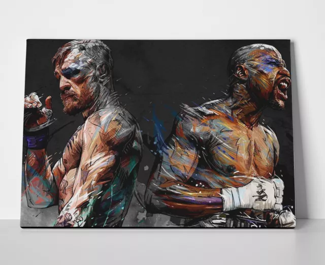 Floyd Mayweather Conor McGregor Poster or Canvas