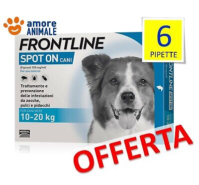 Frontline SPOT ON - 6 pipette per cani da 10-20 Kg - Antiparassitario Offerta  4