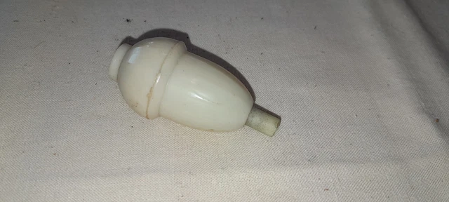 ANCIEN INTERRUPTEUR ZEPPELIN en bakélite rouge vintage pour lampe