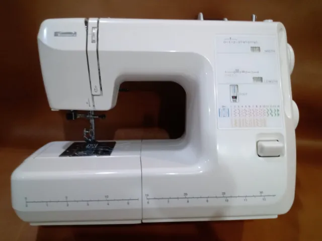 VINTAGE WHITE SEARS KENMORE SEWING MACHINE 385 15008100 WITH FOOT PEDAL