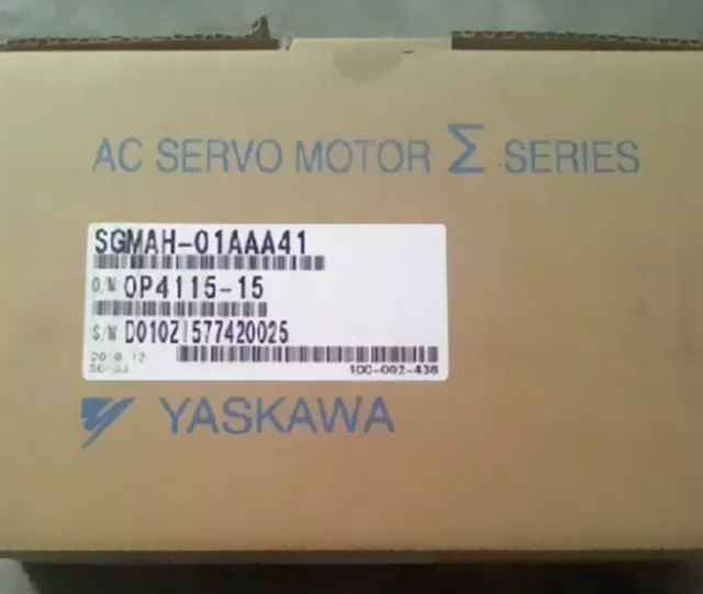 YASKAWA  SGMAH-01AAA41 SERVO MOTOR  SGMAH01AAA41 New In Box Expedited Shipping