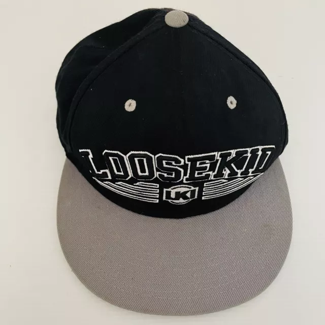 Genuine LKI - Loose Kid Industries - Hat Black Snap Cap adjust - VGC - Free Post