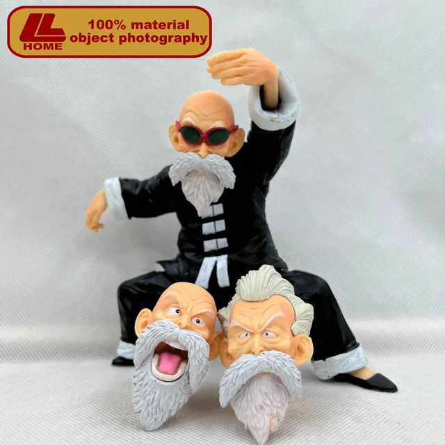 ANIME DRAGON BALL Master Roshi Kame Sennin Black 3 head Figure Stature ...