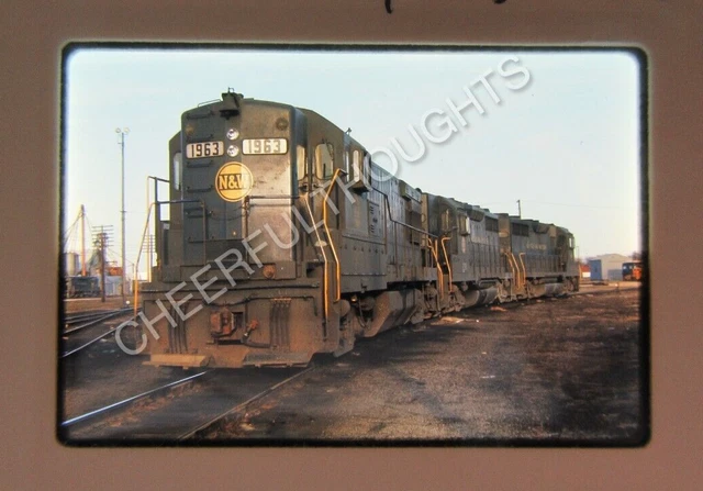 Original '70 Ektachrome Slide NW Norfolk Western 1963 U30B New Haven    36I4