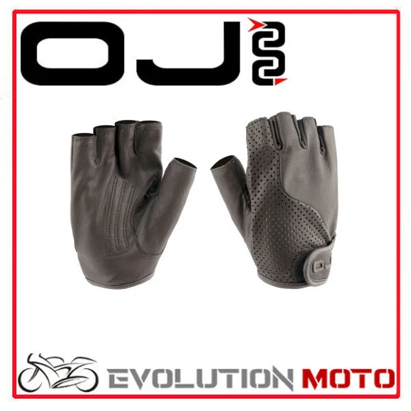 Guanti Moto Senza Dita In Pelle - Nero, Taglia L, Per Chopper E Custom - Foto 5