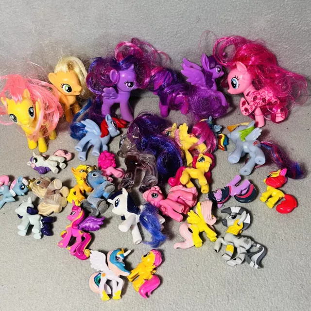 My Little Pony Mixed Bulk Lot x28 Figures Official Mini Medium Wing Zecora RARE