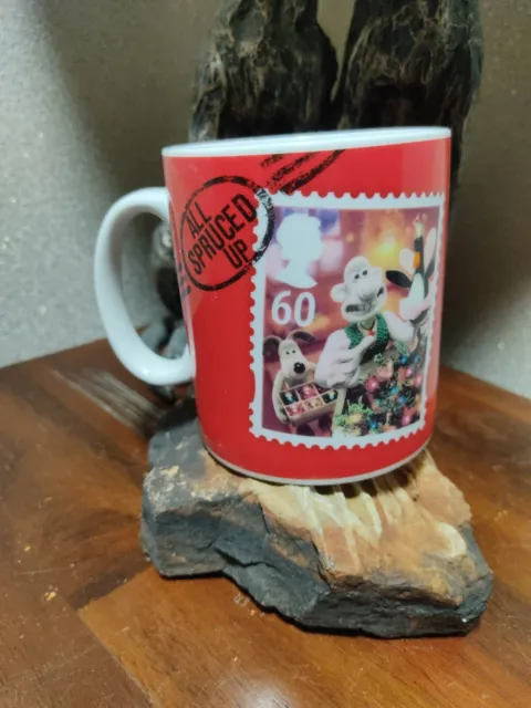 Wallace & Gromit Rare Collectable Royal Mail 2010 Christmas Mug - All Spruced Up