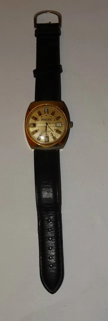 MONTRE REGLEX PLAQUE Or Ancre 17 Rubis Antimagnetique Stainless