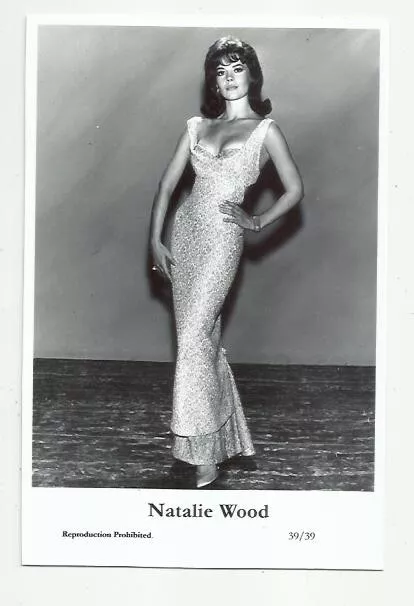 (Bx9) Natalie Wood Photo Card (39/39) Filmstar  Pin Up Movie Star Glamour Girl