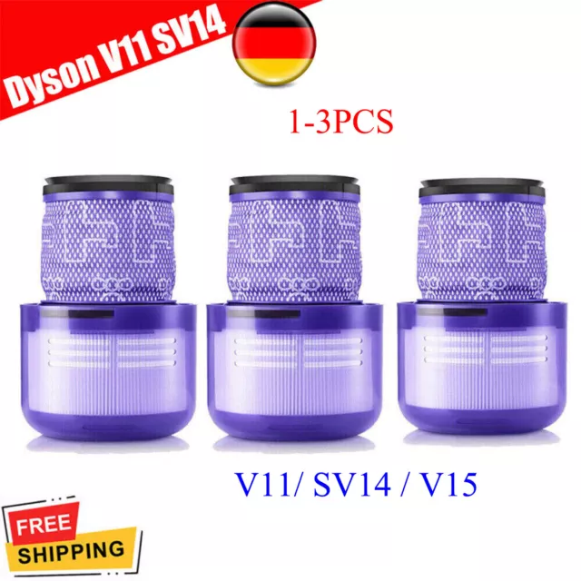 2/3X Original HEPA-Filter Ersatz Für Dyson V11/V15 Absolute Animal SV14 DE