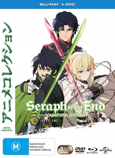 DVD Anime Owari No Seraph TV Series Season 1+2 (1-24 End) +OVA English  Dubbed