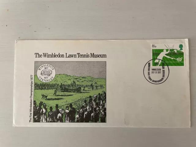 Royal Mail First Day Cover - The Wimbledon Lawn Tennis Museum