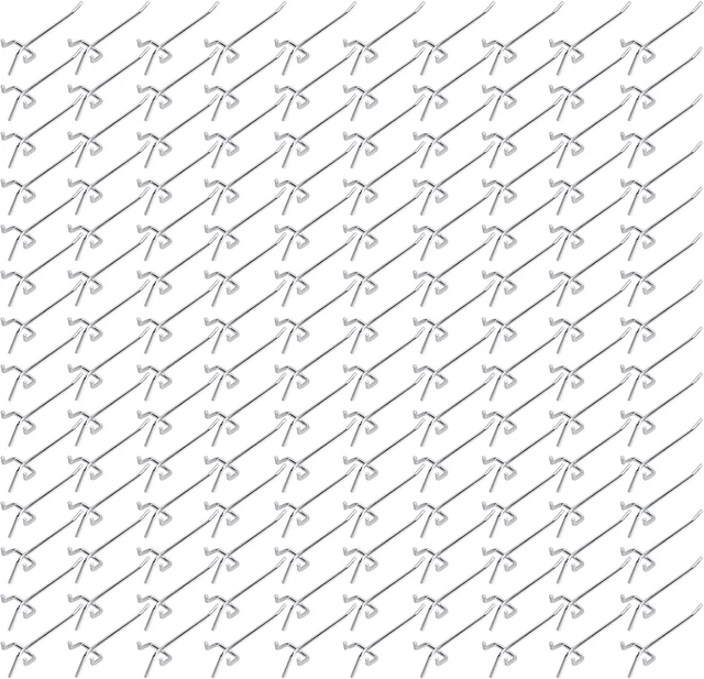 200 Pack PEG Board Pegboard Shelving Hooks 2" Length Wholesale Lot PEG Hooks