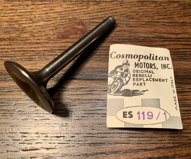 Benelli 650 Tornado Intake Valve - *New Old Stock!*