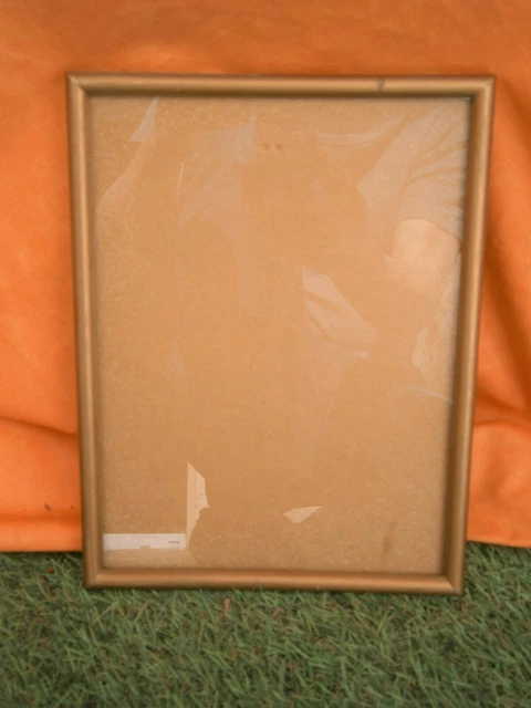 Ancien Petit Cadre Porte Photo Bois  Dore French Antique