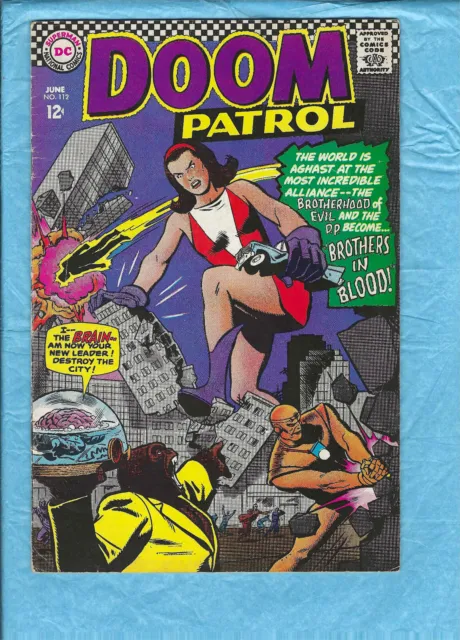 Doom Patrol # 112 , 1967 , Brothers in Blood + origin of Beast Boy 4.5 VG+
