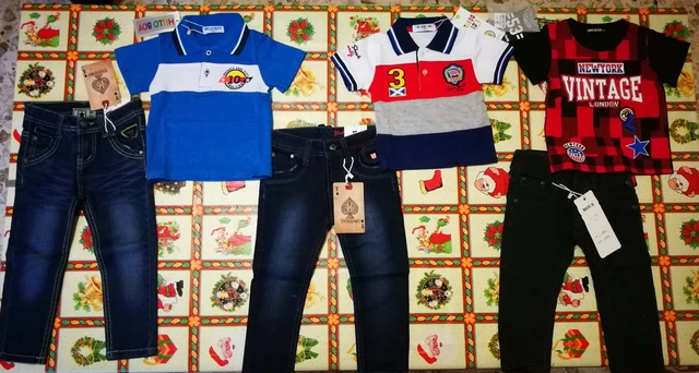 Lotto Stock Abbigliamento Nuovo Con Etichetta Bimbo Bambino Eta 12/18 Mesi