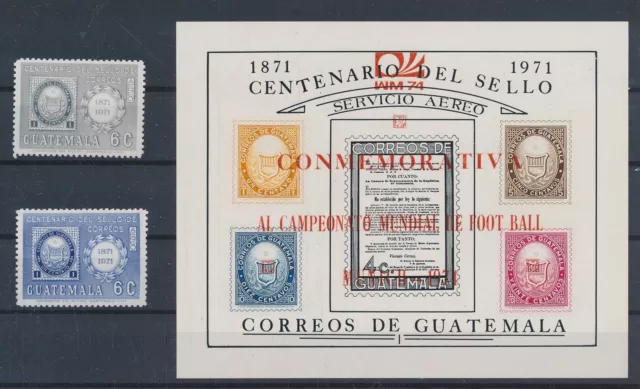 LR51027 Guatemala stamp anniversary fine lot MNH