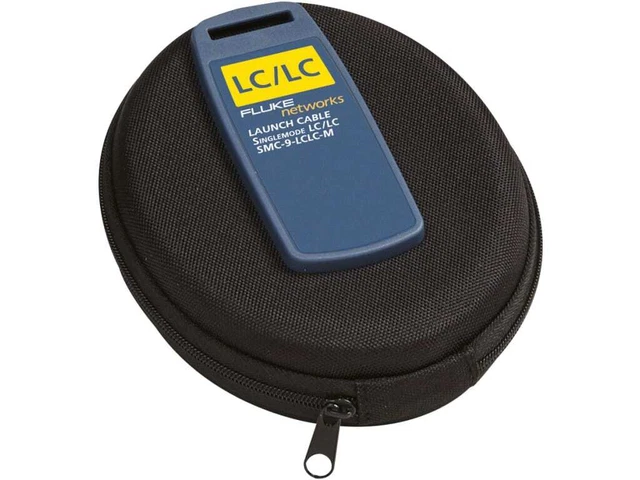 Fluke Networks SMC-9-LCLC-M - Single-mode 9 m Launch Cord, Metal LC Connector