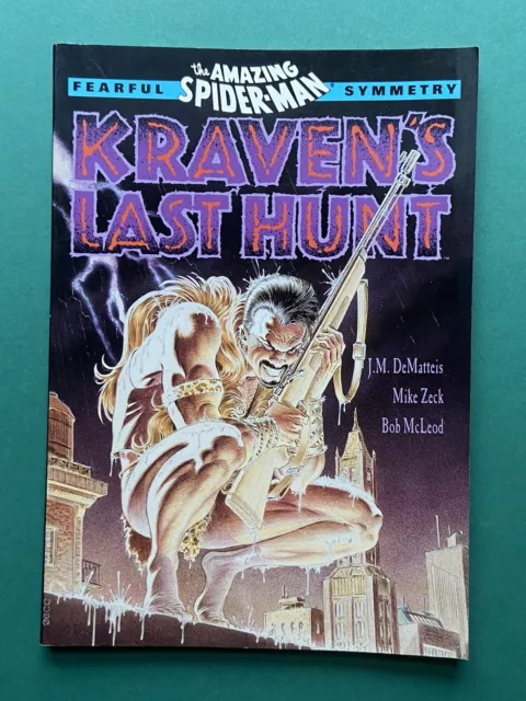 Kraven's Last Hunt, Amazing Spider-Man TPB VF (Marvel '90) 1st Print Graph Novel