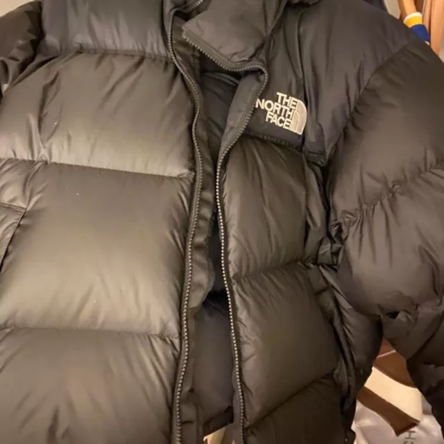 black north face nuptse 1996 puffer jacket mens small