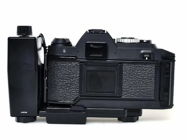 Konica FS-1 35mm SLR Película Cámara Negro Cuerpo Con Intervalos Timer De Japón 2