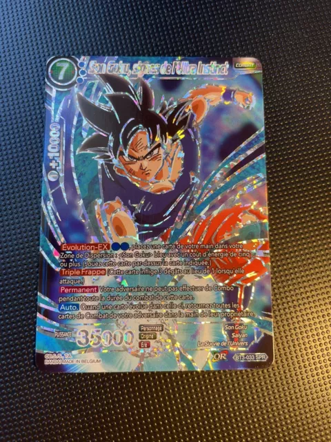 Son Goku, signes de l'ultra instinct (BT3-033-SPR) [Carte Dragon Ball Super  Cartes à l'Unité Français] - UltraJeux