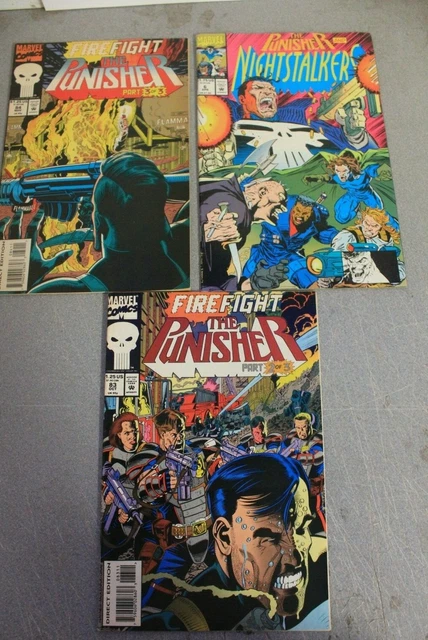 MARVEL COMICS THE PUNISHER LOT OF 3 #6,83,84 1993 Vol. 1 & 2