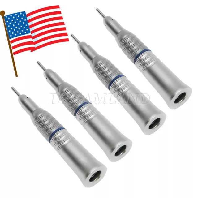 4pcs Dental E-Type Slow Low Speed Straight Ha​ndpiece Nosecone new USA YP ZtaM