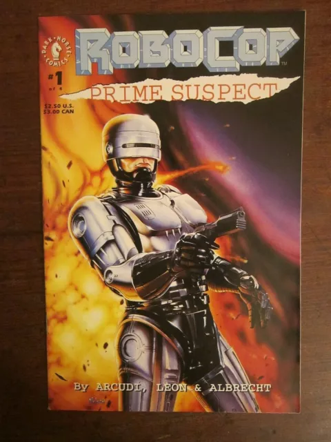 Robocop: Prime Suspect #1 - John Paul Leon art - Dark Horse - movies
