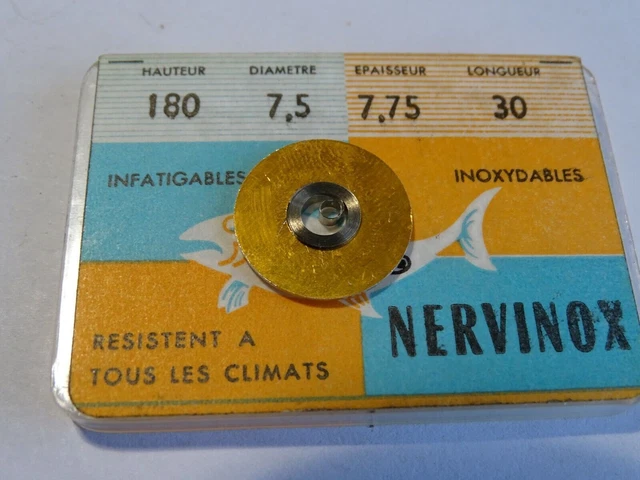 Ressort De Barillet Pour Mouvement FHF 62 – Pièce Horlogerie Neuf, Fabriqué En France