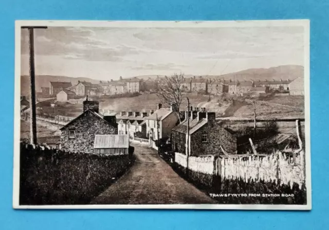 Wales, Trawsfynydd, View From Station Road, Village, Cottages, Early 20Th C, Unp
