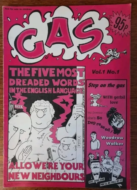 GAS Comic : Very FIRST Issue! 💥 Vol. ONE No. #1 : Sept' 1989 💥GREAT Condition!