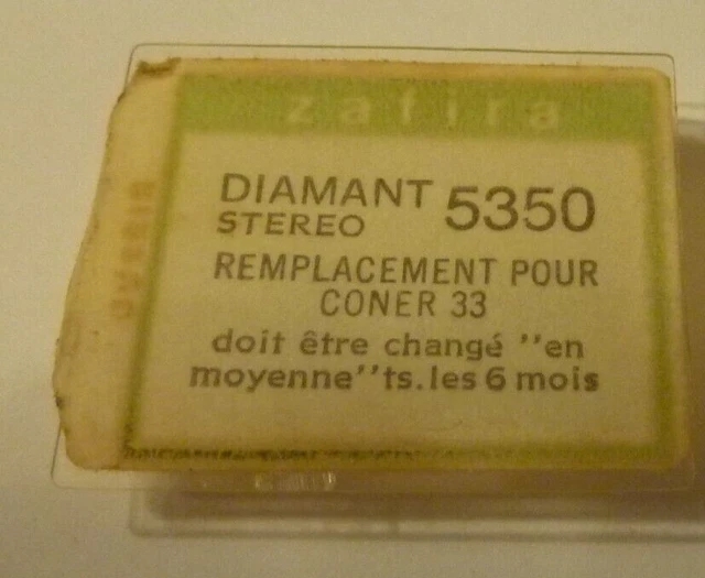 6 Pi&egrave;ces Record Player Needle Aiguilles Tourne Disque Saphir Diamant