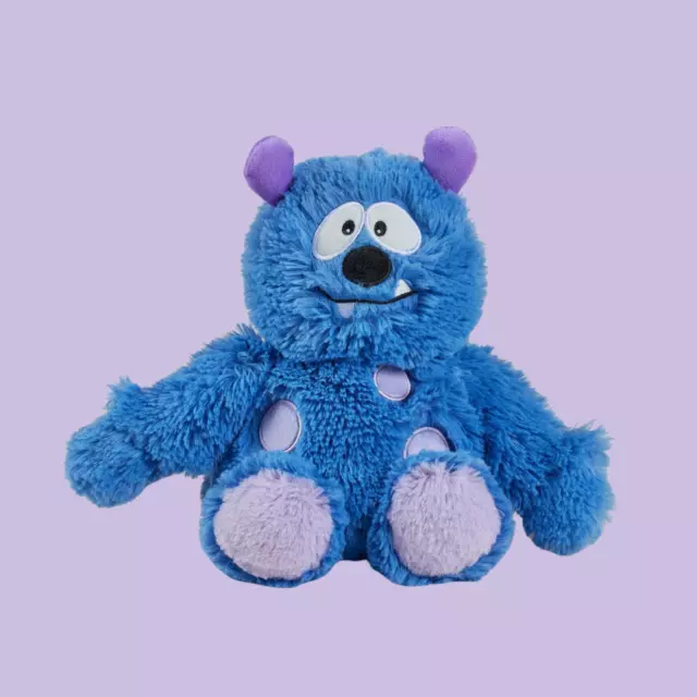 Warmies Microwavable Heatable Blue Monster Plush Soft Scented Toy Relaxing Gift