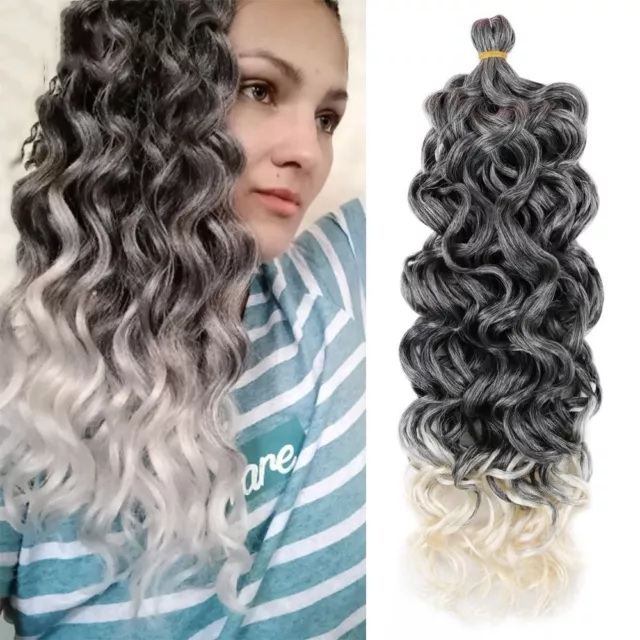 Synthetic Hair Ocean Wave Braid Crochet Braids  Braiding Hair Extensions
