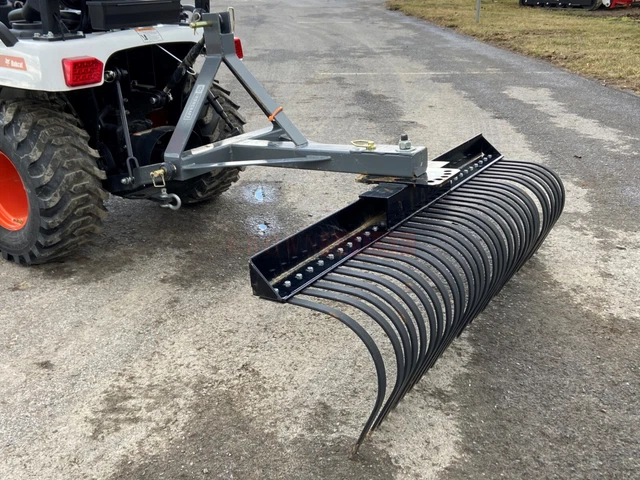 New Ironcraft 5' Lanscape Lake, 6 Tines Per Ft, 60" Working Width, Fits Many!