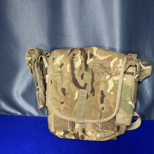BRITISH ARMY FIELD Pack MTP Hunting Shoulder Bag Respirator Case Molle