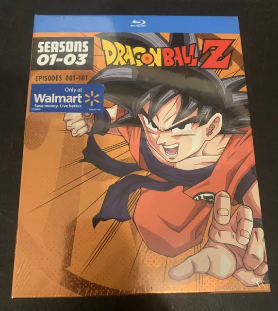 DRAGONBALL Z Seasons 1 - 3 Anime TV Series Blu Ray Episodes 01-107  ***NEW***