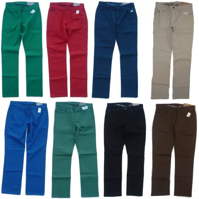 Mens Men's AEROPOSTALE Slim Straight Colored Chinos Uniform Pants NWT #9452