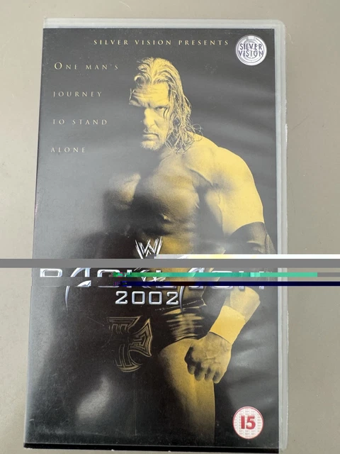 WWF BACKLASH 2002 VHS Silver Vision PAL Triple H Hulk Hogan Brock ...