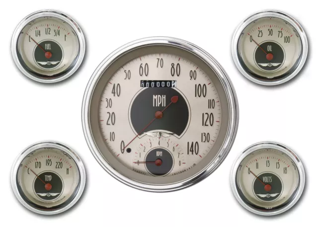 classic instruments 59 60 impala el camino chevy car gauge package speedo an t