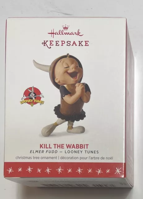 Hallmark Keepsake Ornament 2016 Limited Edition Kill The Wabbit Elmer Fudd