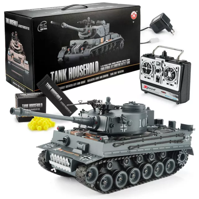 Ferngesteuerter RC Panzer German Tiger I R/C ferngesteuert Modellbau 1:16 RTR