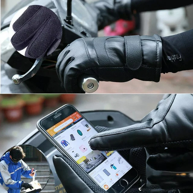 Gants Chauffants Electrique d'Hiver Coupe-Vent avec Fonctionnement du Tactile 3