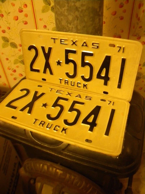 Vintage License Plates Texas FOR SALE! - PicClick