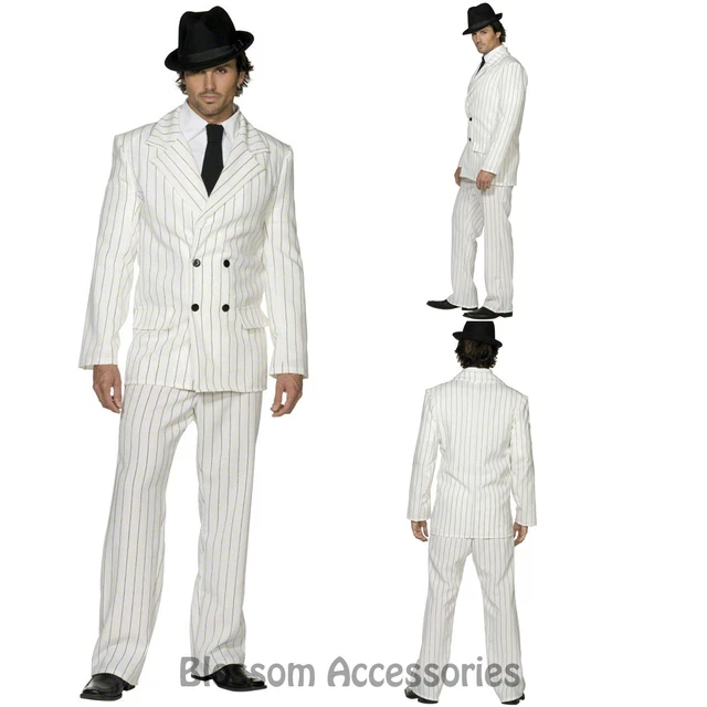 Gangster Dress Pants - 1920 Mens Dress Pants - Mens White Pants main image 1