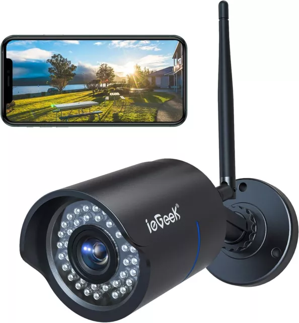 ieGeek 2,5K 5MP Caméra Surveillance WiFi Exterieure sans Fil